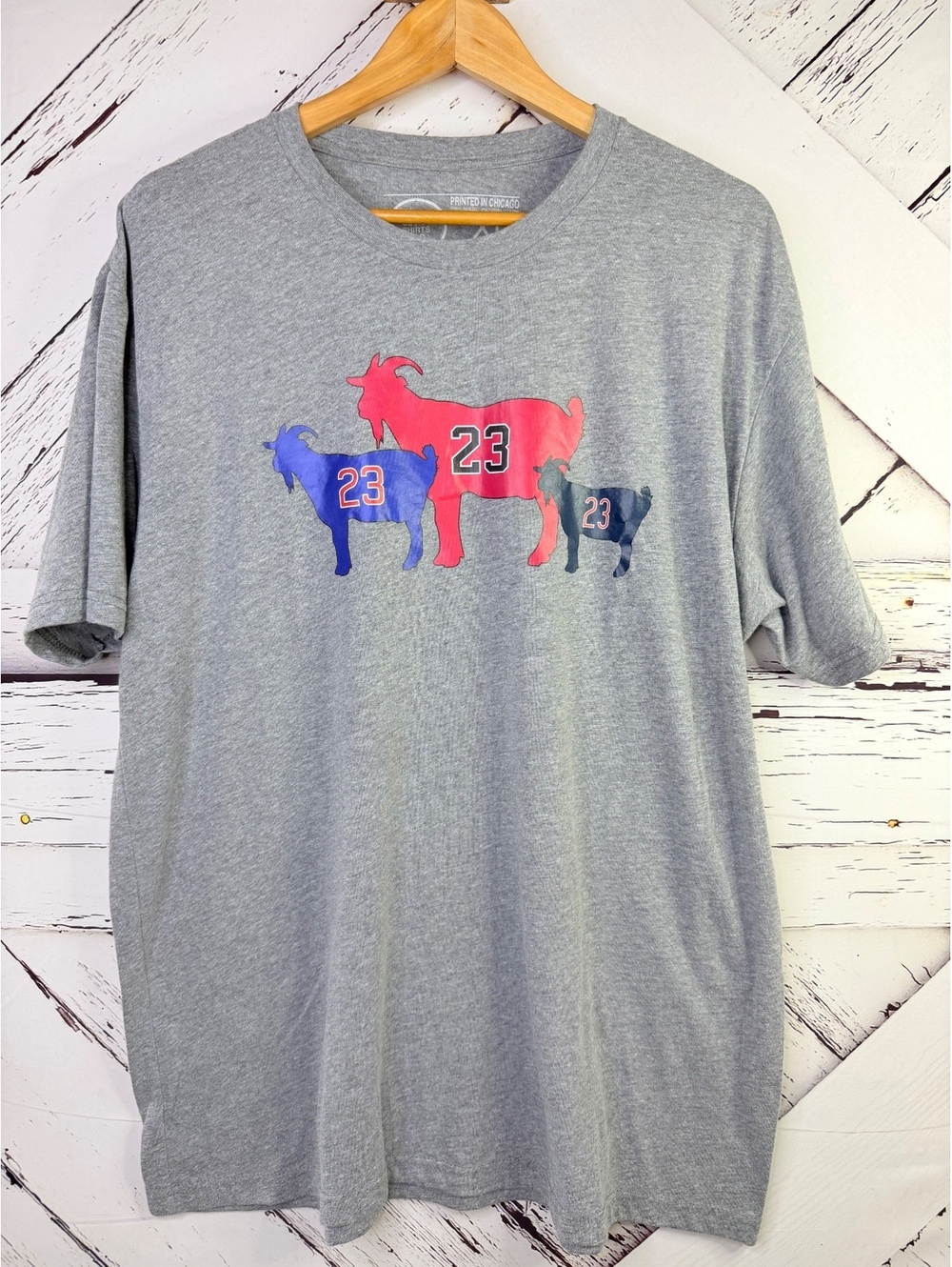 Obvious Shirts Chicago "ChiGoats" T-Shirt Michael Jordan Jordan 23 Adult XL